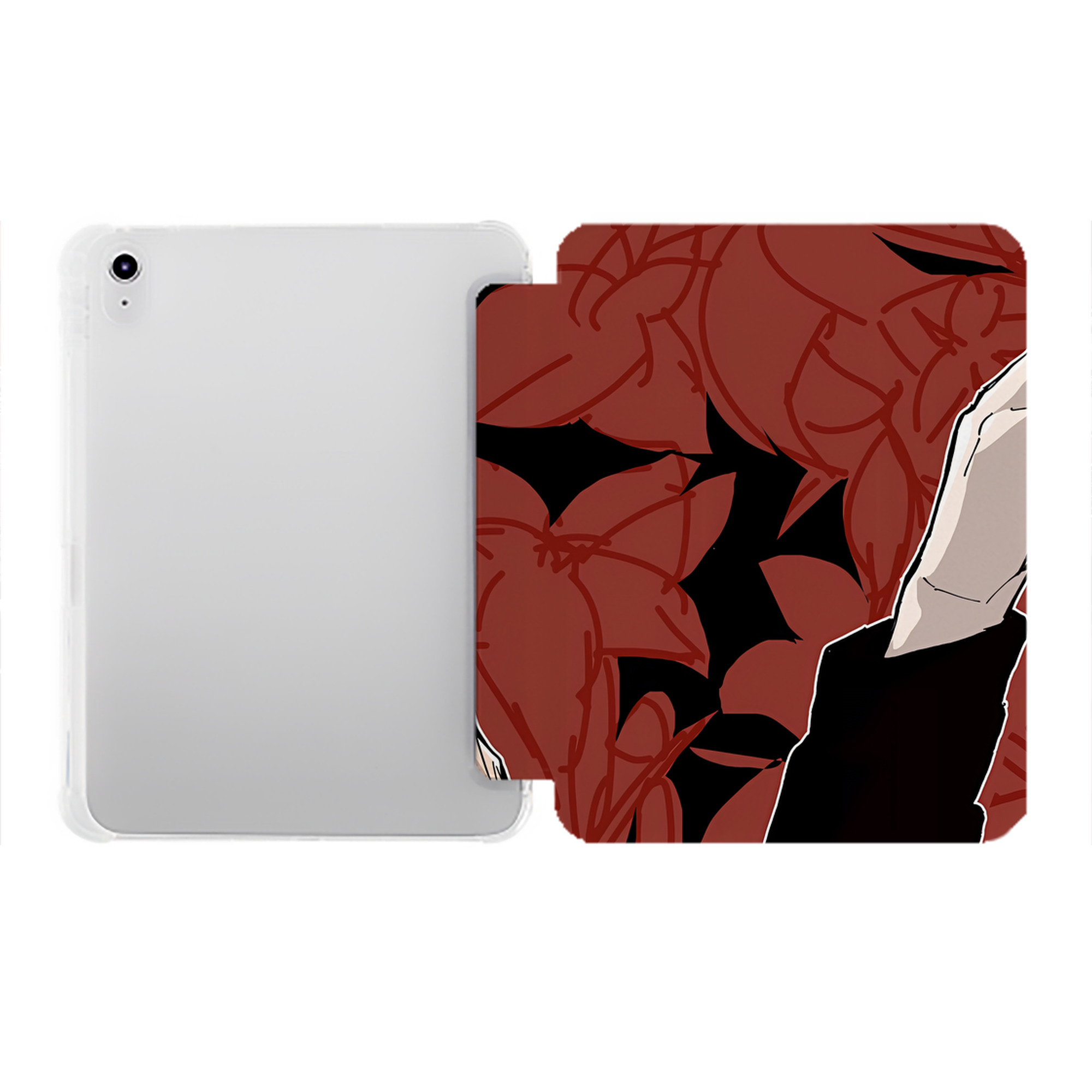 （画像用） SPY×FAMILY间谍家家酒 IPad ケース ペン収納付き 三つ折りスタンド PUレザー×シリコン 対応機種9.5/10.5/10.9インチ